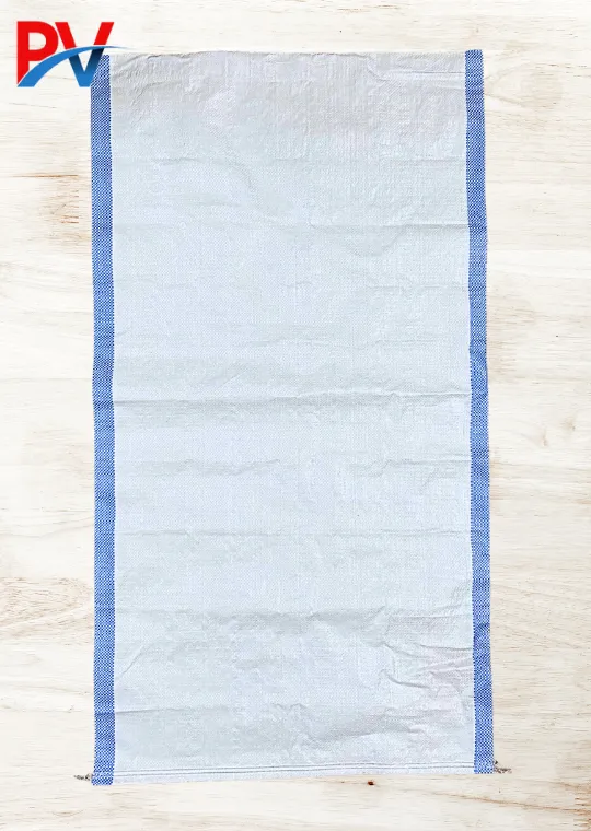 BAO BÌ PP DỆT TRẮNG XEN BIÊN XANH 2 BÊN